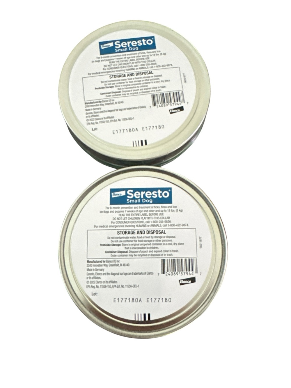 Seresto Small Dog Flea & Tick Collars TWO PACK - Picture 2 of 3
